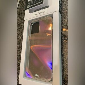 iPhone 12 Pro Max Case Mate ( Soap Bubble) colored